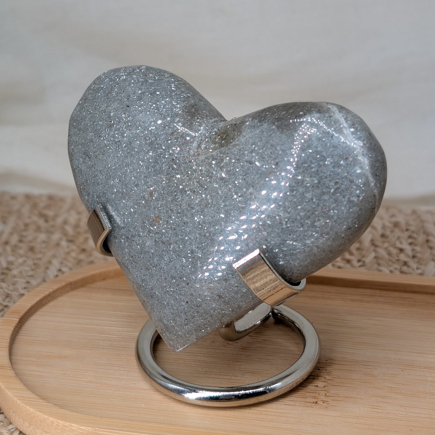 Silberner Aventurin Herz [AV]