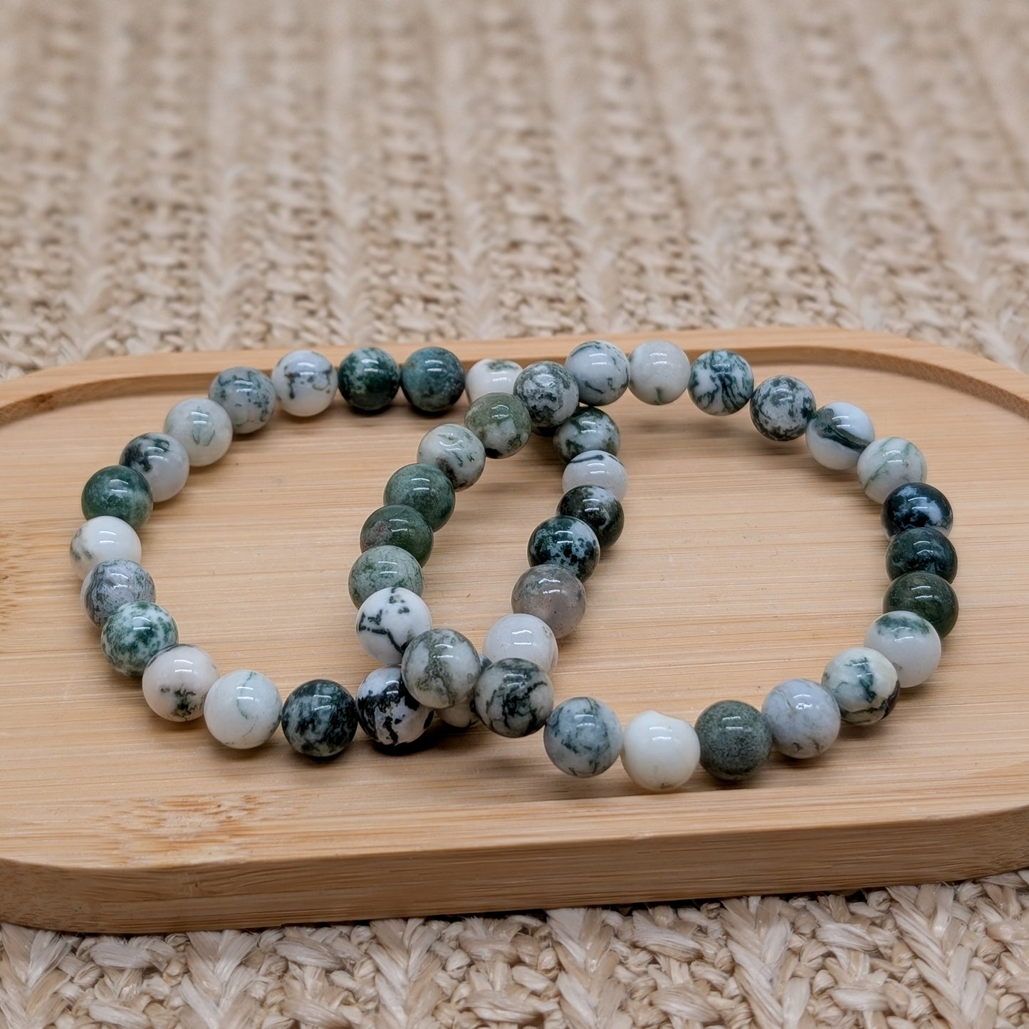 Baumachat Armband 8 mm