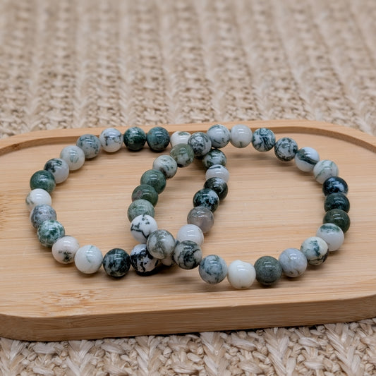 Baumachat Armband 8 mm