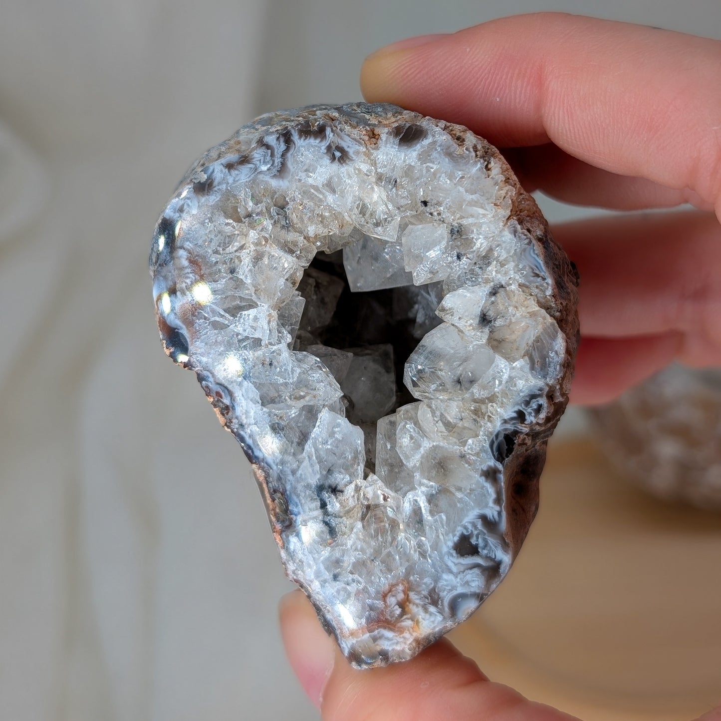 Druzy Achat Geode [A+B]