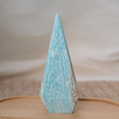 Blauer Aragonit Freiform