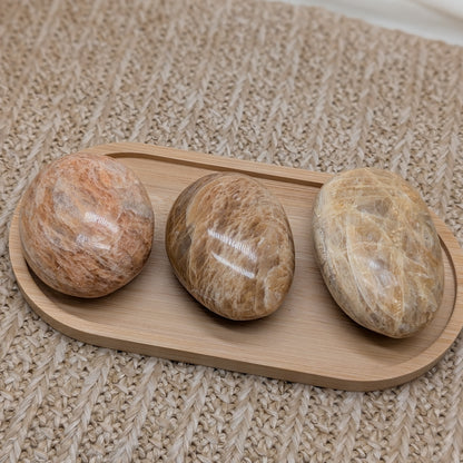 Pfirsich Mondstein Handstein [B-WARE]