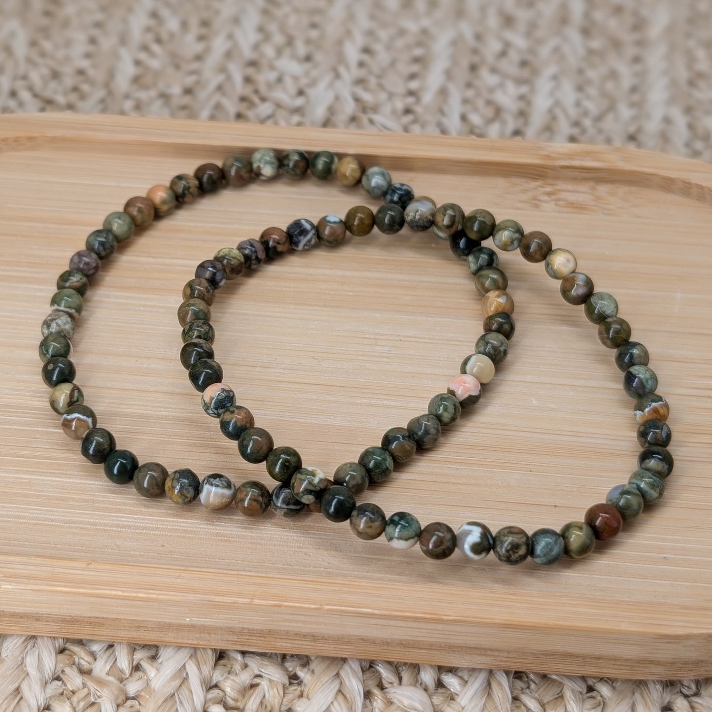 Rhyolith Armband 4mm