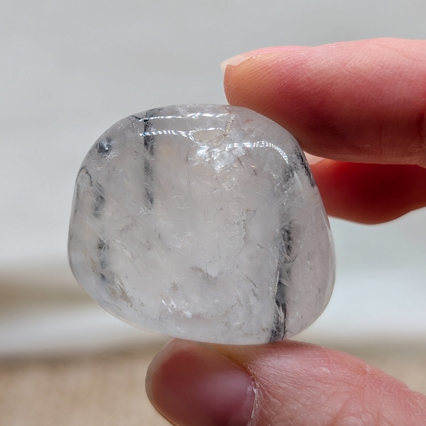 HQ Turmalinquarz Trommelstein [TA]