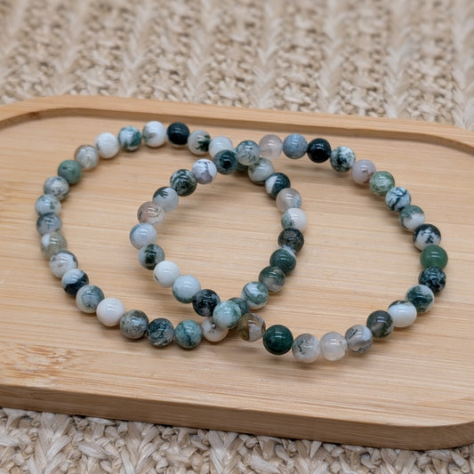 Baumachat Armband 6 mm
