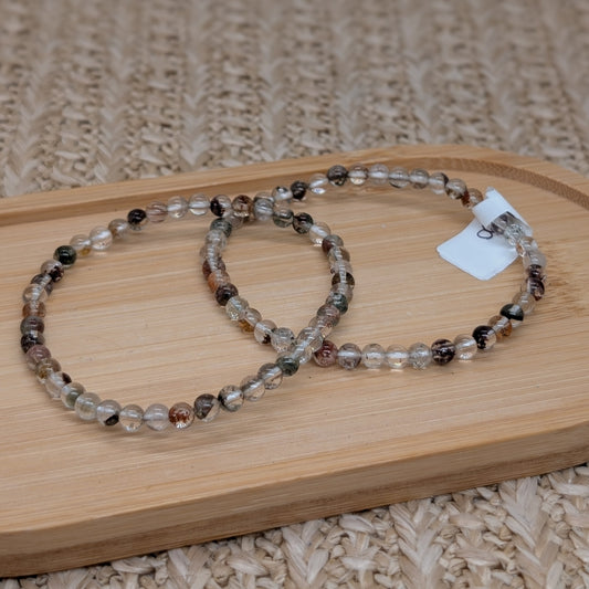 Gartenquarz Armband 4mm