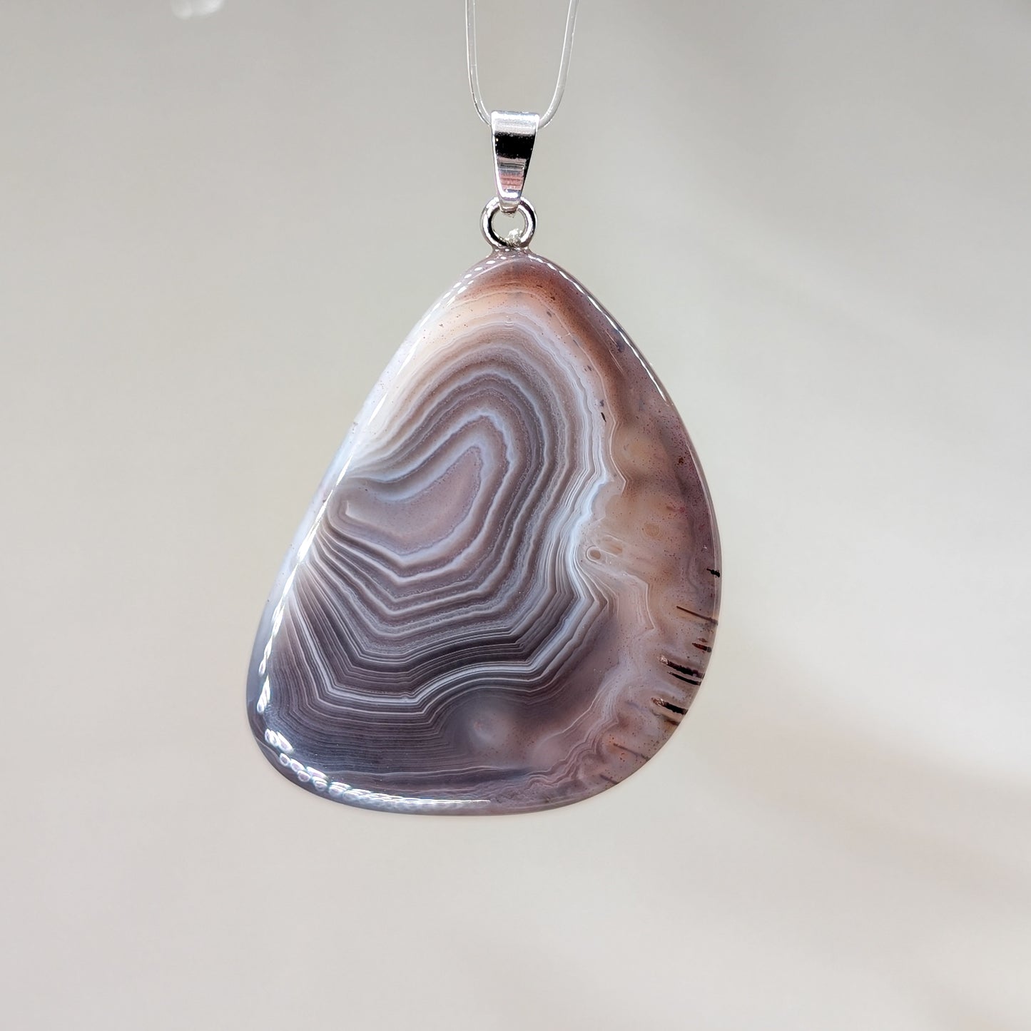 Botswana Achat Kettenanhänger [B]