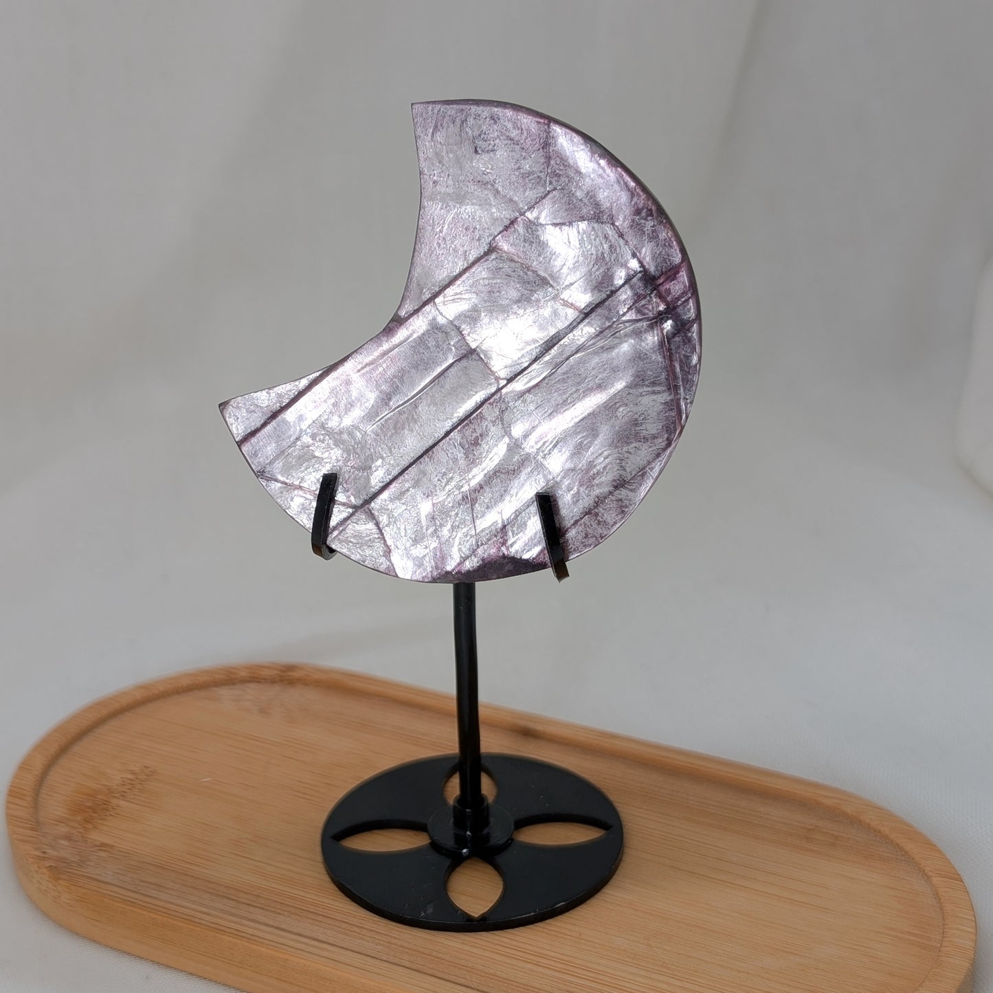 Lila Mica / Gem Lepidolith Mond [L]