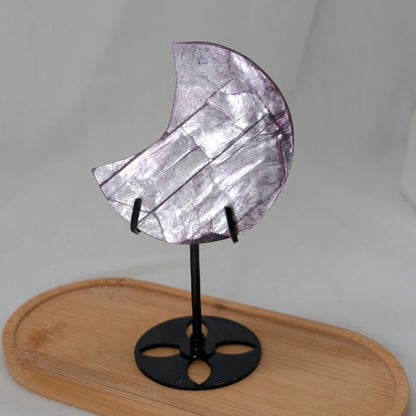Lila Mica / Gem Lepidolith Mond [L]