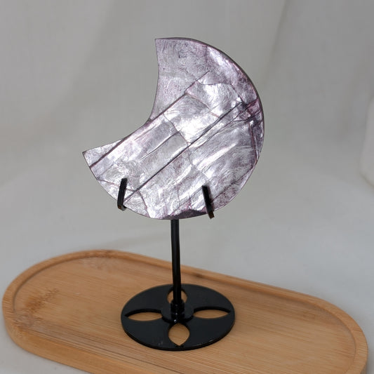 Lila Mica / Gem Lepidolith Mond [L]