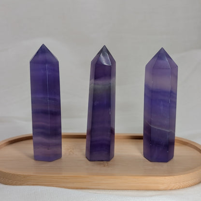 Lila Fluorit Turm [A-C]