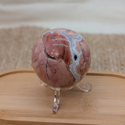 Cotton Candy Achat Kugel [C]