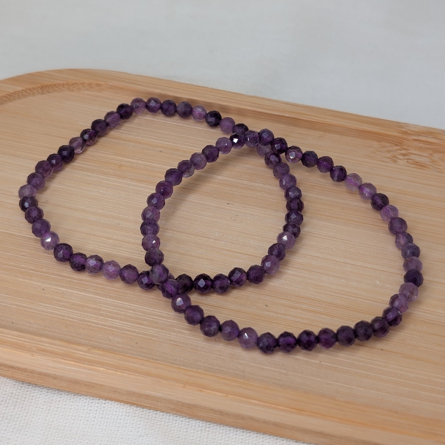 Amethyst Armband facettiert 4mm