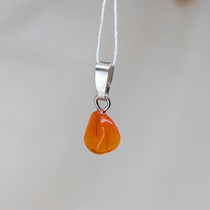 Feueropal Kettenanhänger, 925er Silber [T]