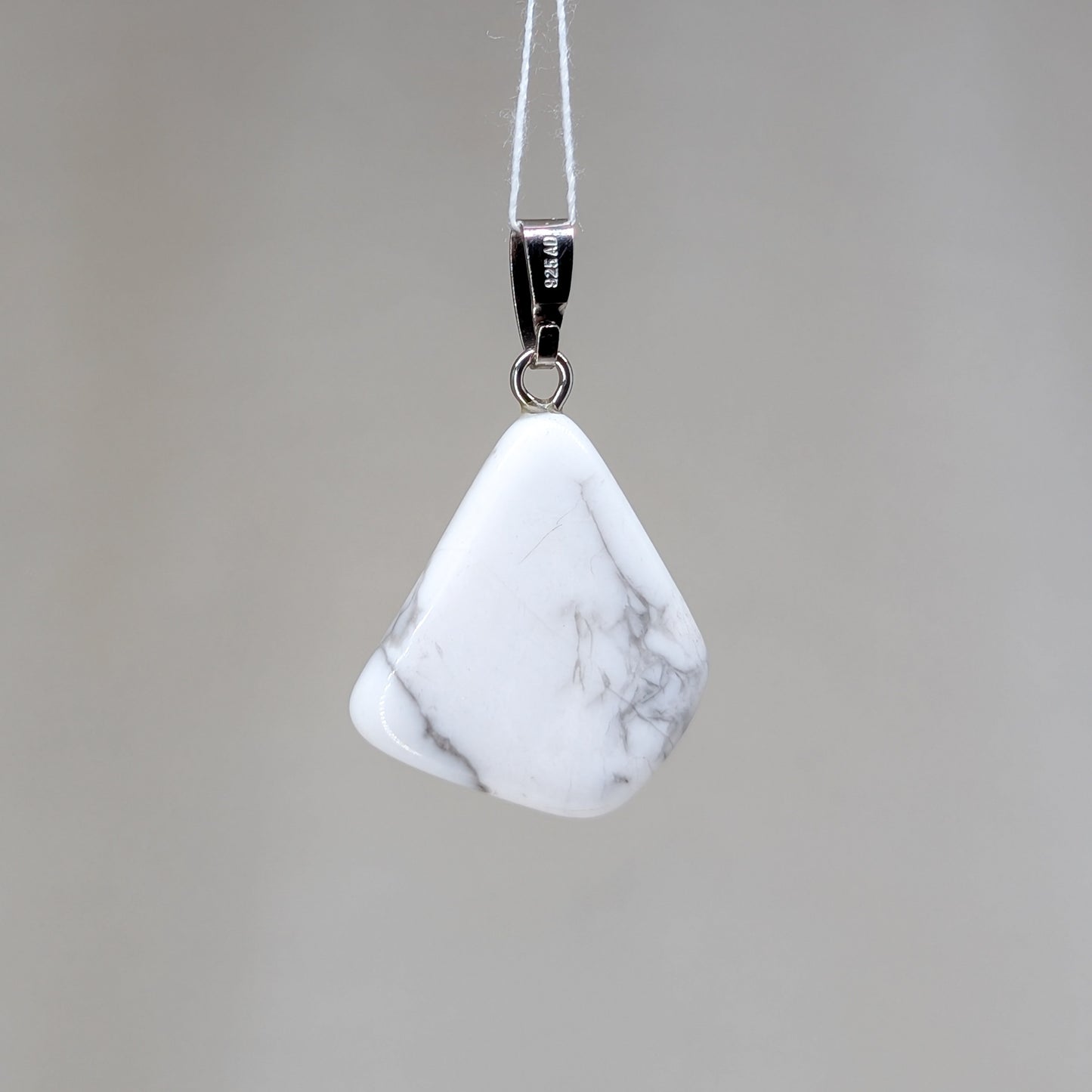 Magnesit Kettenanhänger, 925er Silber [A]