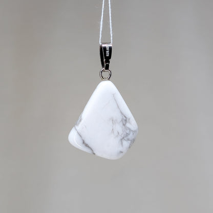 Magnesit Kettenanhänger, 925er Silber [A]
