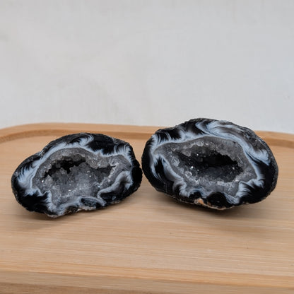 Druzy Achat Geode (Paar) [H]