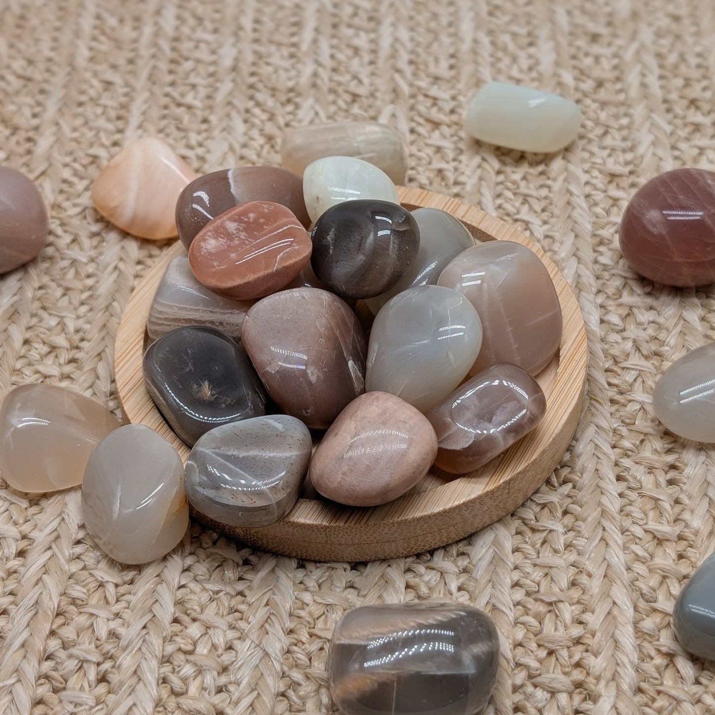 Mondstein Trommelstein