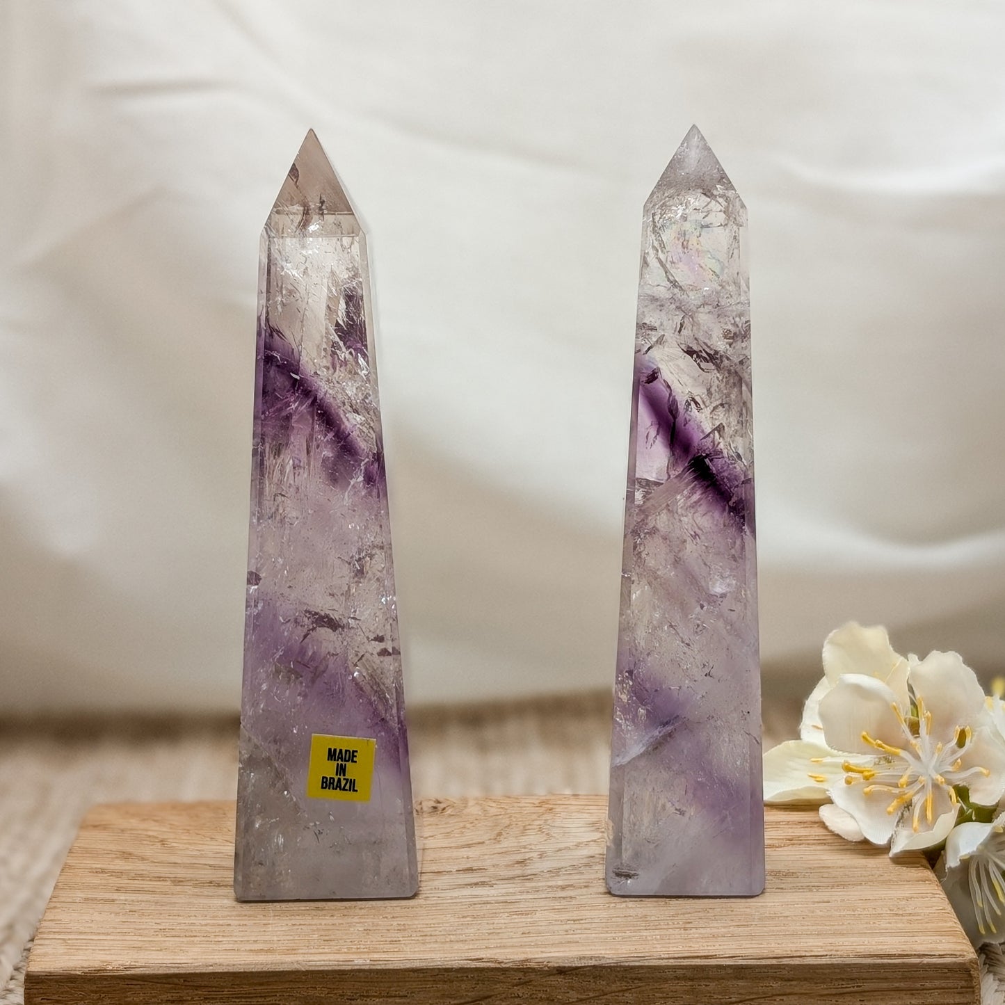 Phantom Amethyst Obelisk mit Regenbögen [OA+OB]