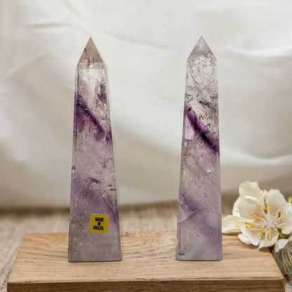 Phantom Amethyst Obelisk mit Regenbögen [OA+OB]