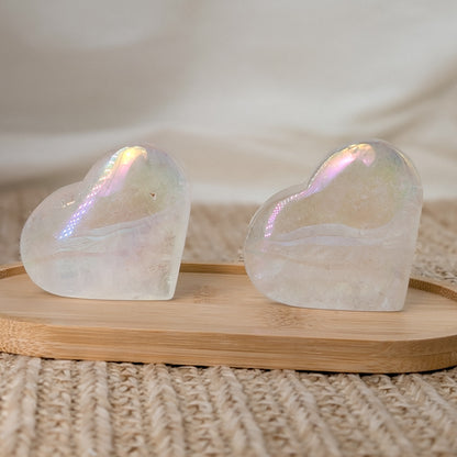 Angel Aura Bergkristall Herz [A+B]