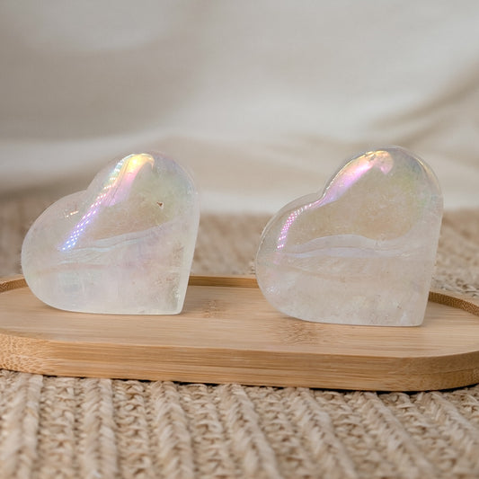 Angel Aura Bergkristall Herz [A+B]