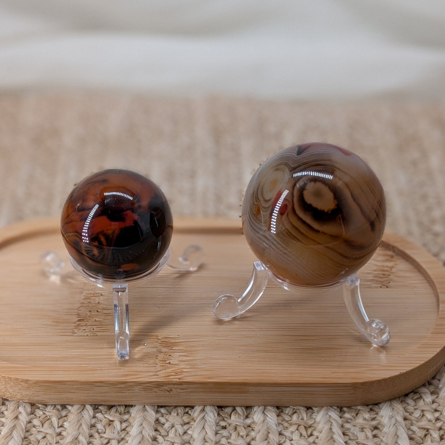 Gebänderter Achat Kugel [C+D]