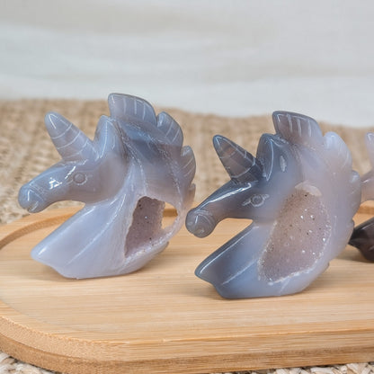 Druzy Achat Einhorn [A-C]