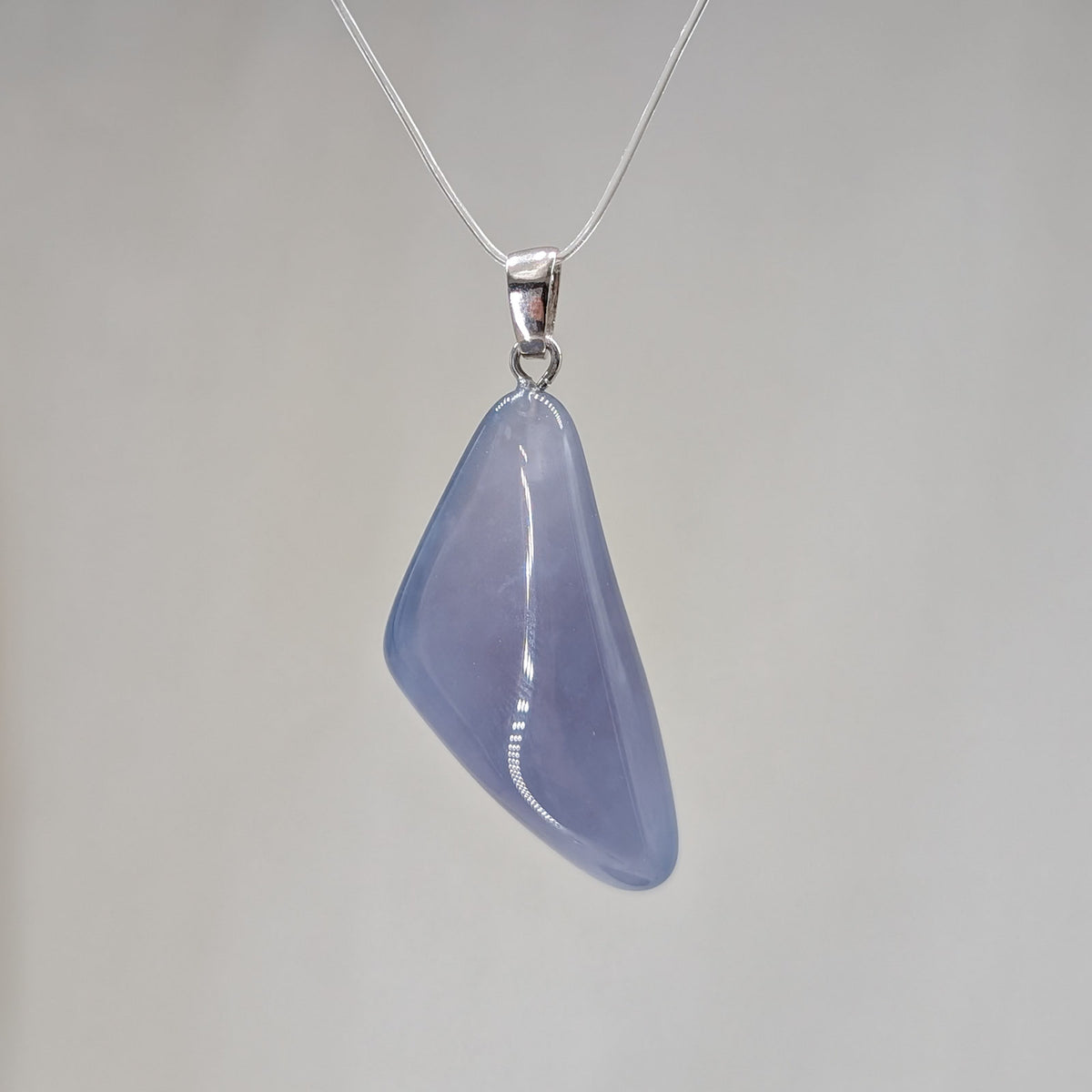 Chalcedon Kettenanhänger, 925er Silber [D]