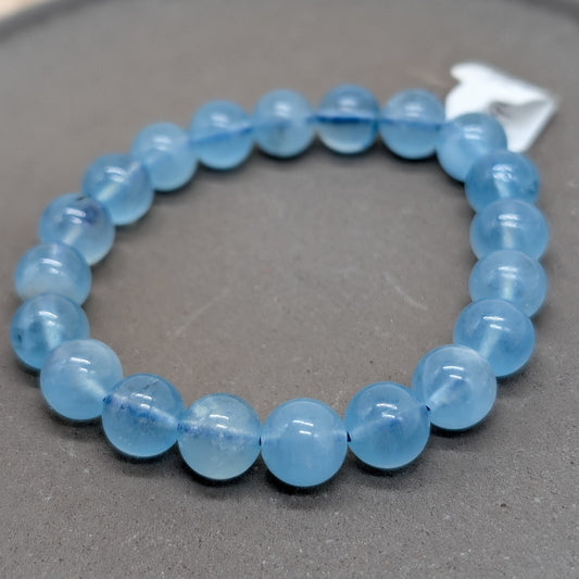 Aquamarin Armband 9,5 mm