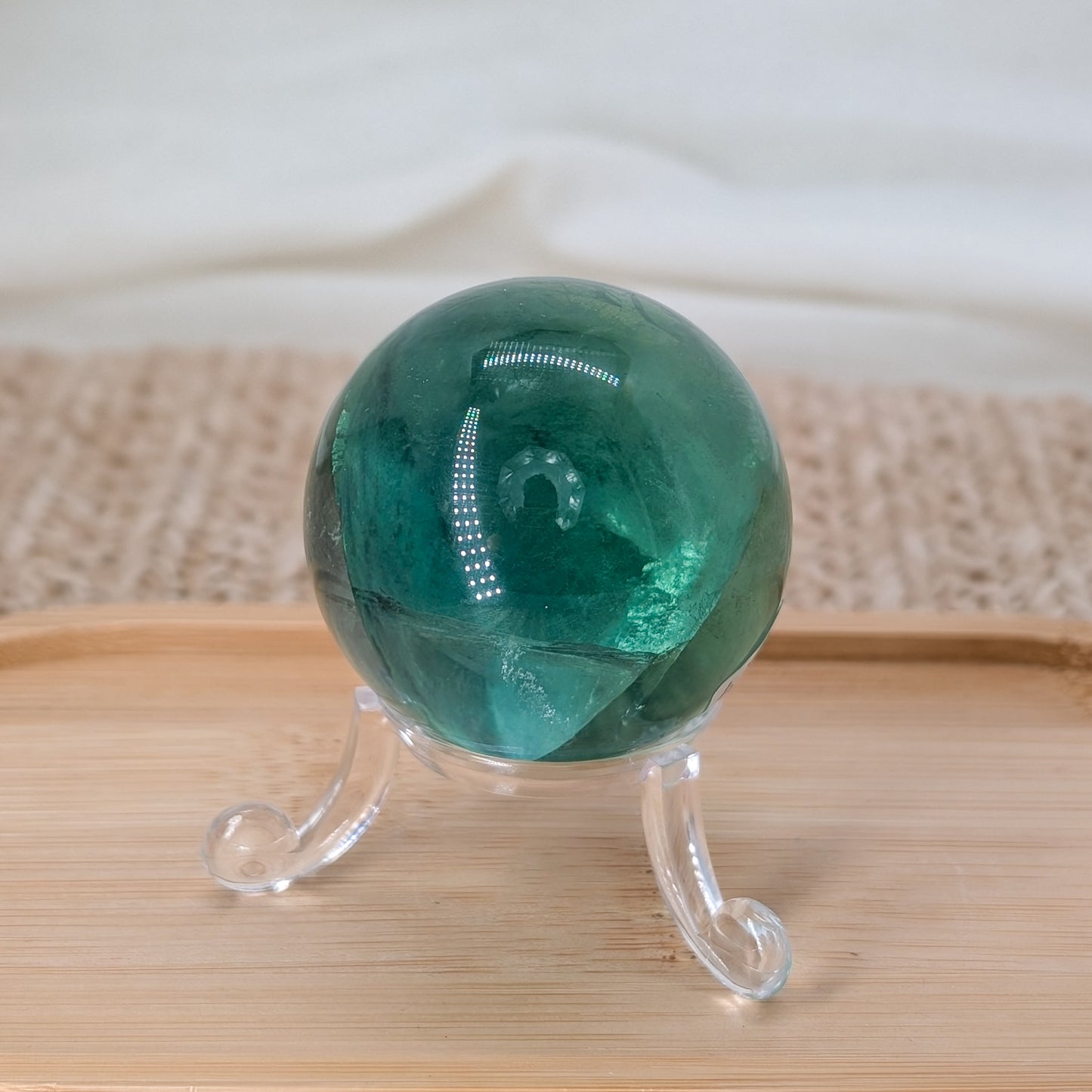 Grüne Fluorit Kugel [TB]