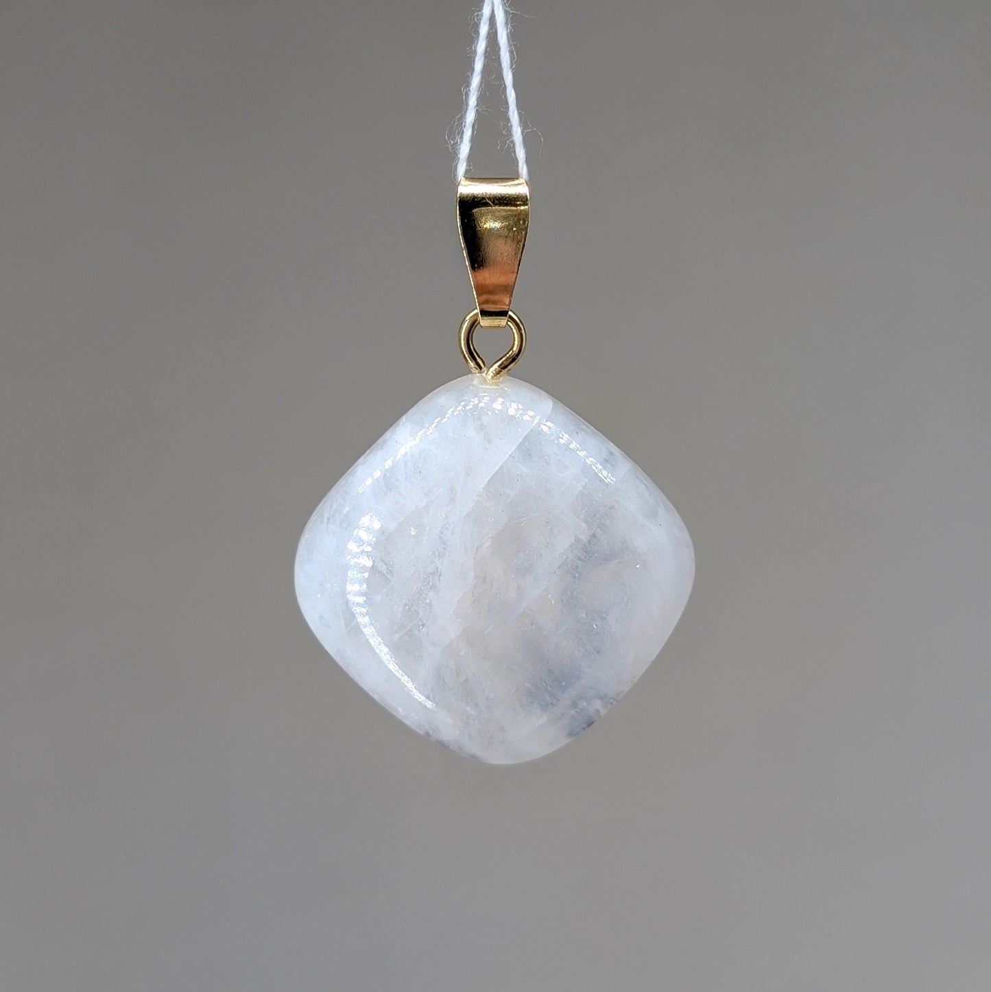 Regenbogen Mondstein Kettenanhänger [P]