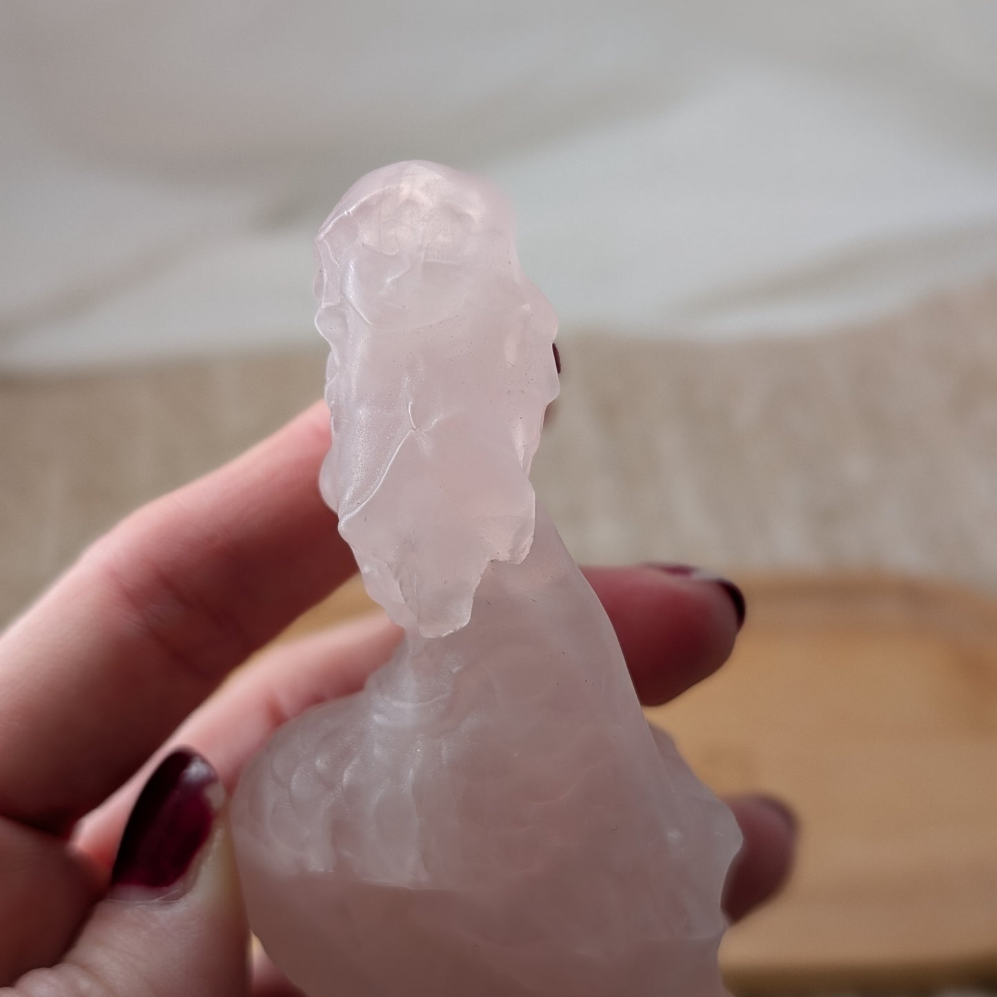 Rosenquarz Meerjungfrau [P]