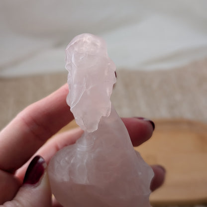 Rosenquarz Meerjungfrau [P]