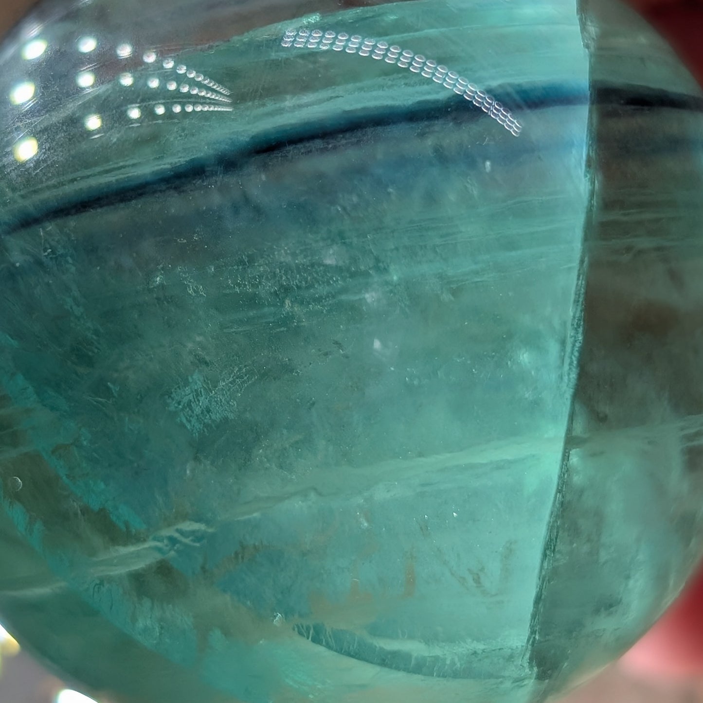 Grüne Fluorit Kugel [TB]