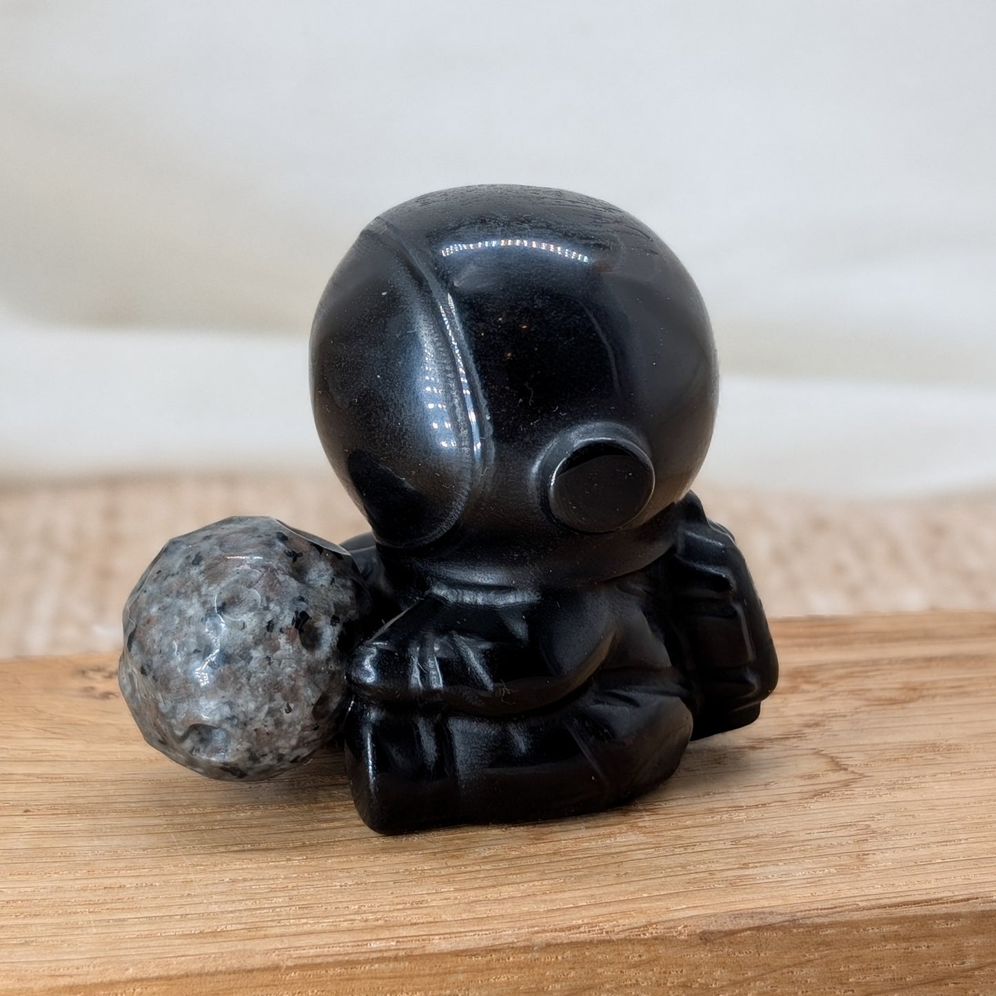 Obsidian Yooperlith Astronaut