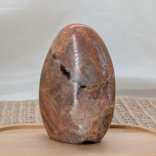 Pfirsich Mondstein Freiform [H]