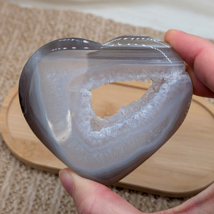 Druzy Achat Herz [B]