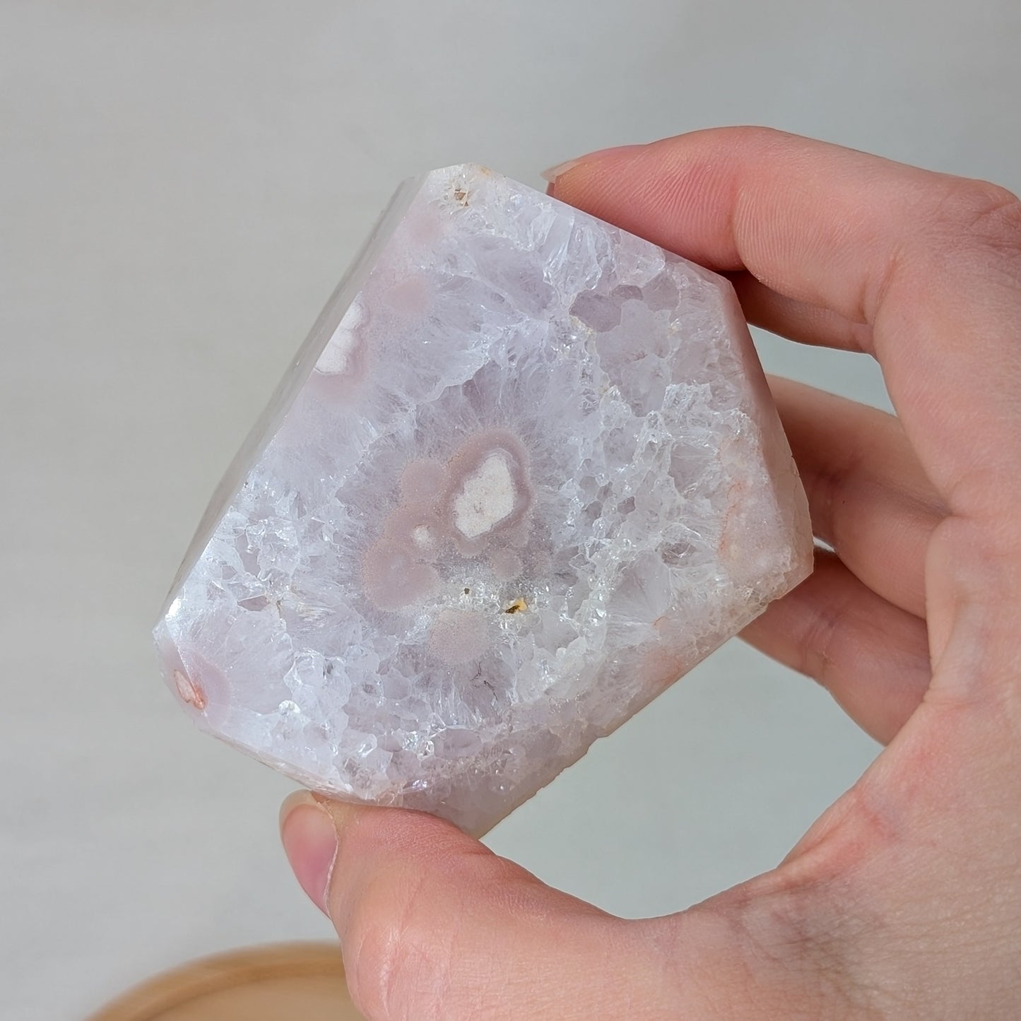 Druzy Pink Amethyst / Blumenachat Freiform [PC]