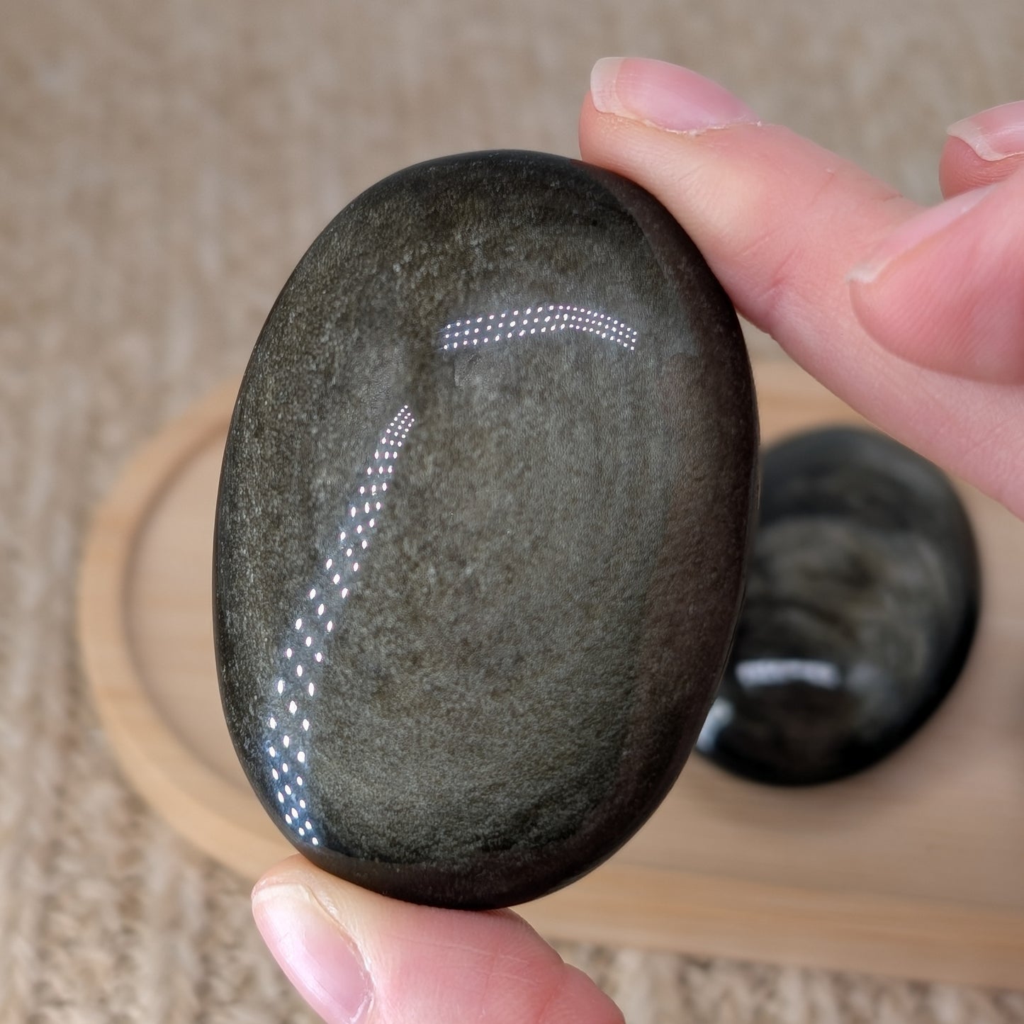 Gold Obsidian Handstein [A-C]