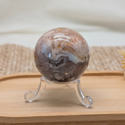 Blumenachat Kugel [LA]