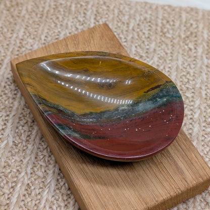 Ozeanachat Schale Tropfen [OE]