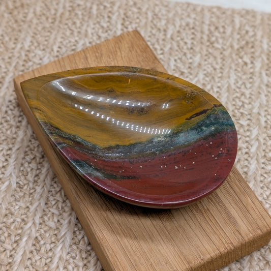 Ozeanachat Schale Tropfen [OE]