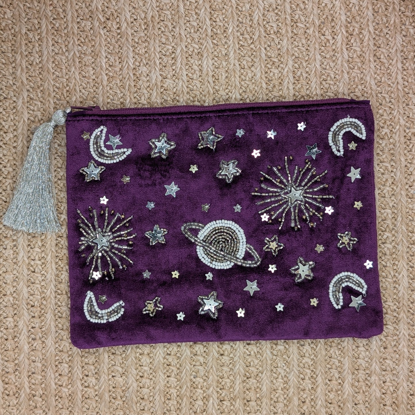 Samtbeutel Planeten