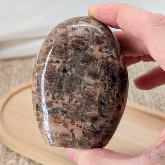 Dunkle Mondstein Freiform [L]