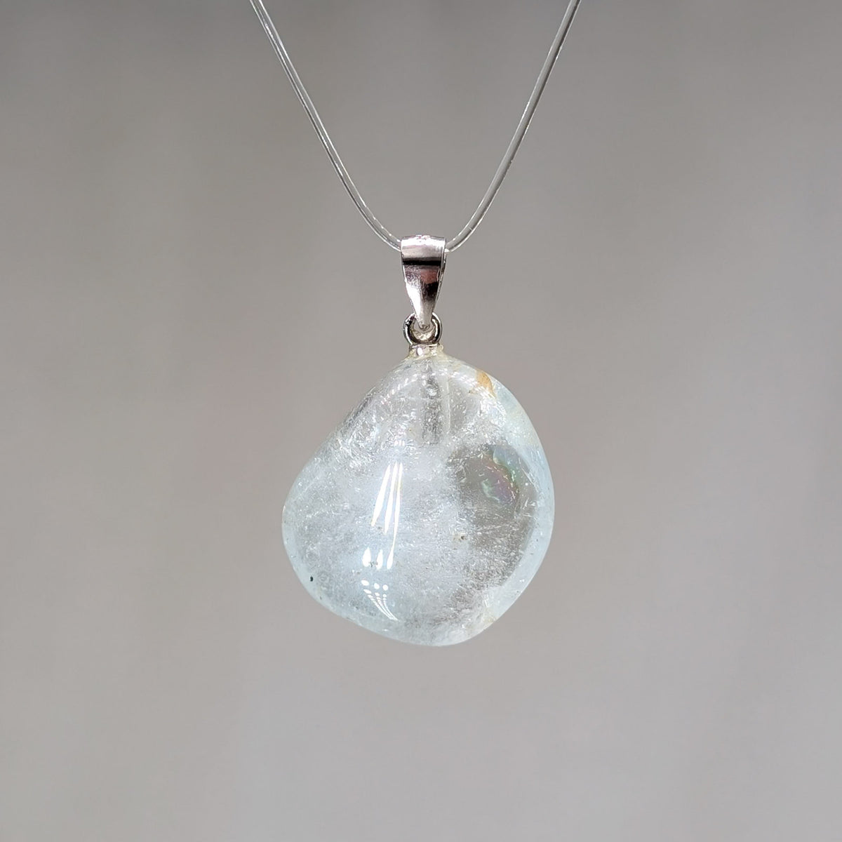 Topas Kettenanhänger, 925er Silber [B]