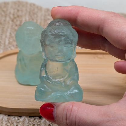 Fluorit Buddha