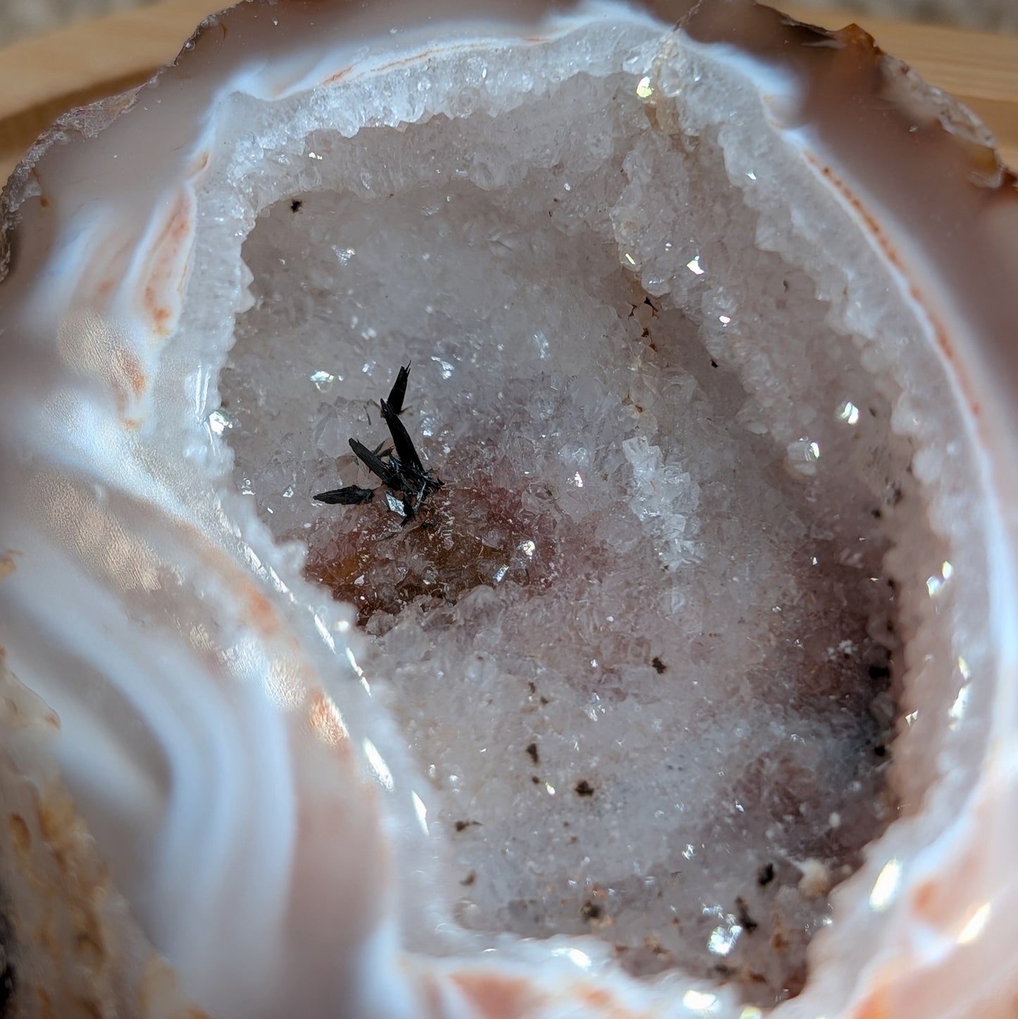 Geoden Schatulle aus Achat [D]