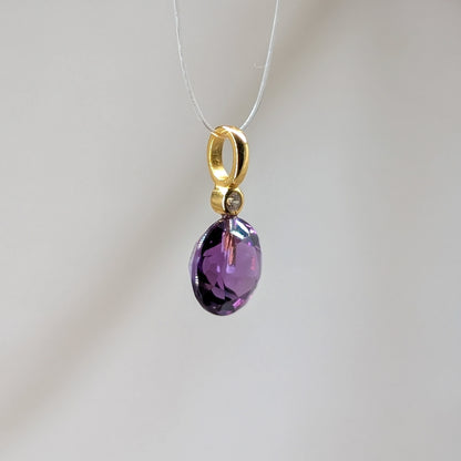 Amethyst Kettenanhänger facettiert [T]