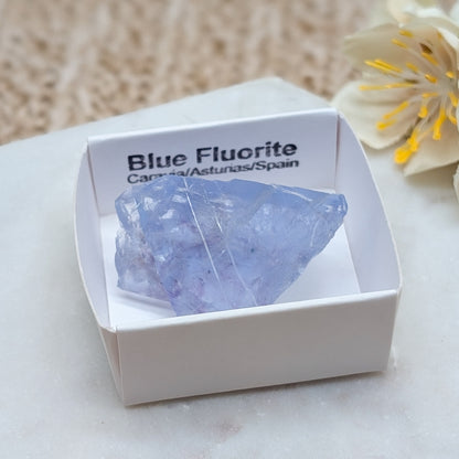 Blauer Fluorit Rohstein [B]